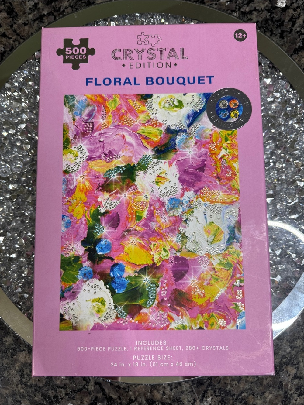 Hinkler Crystal Edition Floral Bouquet 500-Piece Puzzle - NEW
